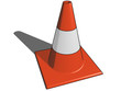 Safety cone illustration