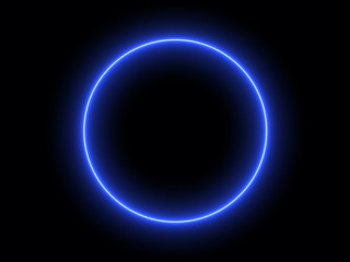 Wall Mural - abstract light effect element design on black background