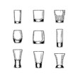 © vectorpocket - Set of vector illustration  stemware