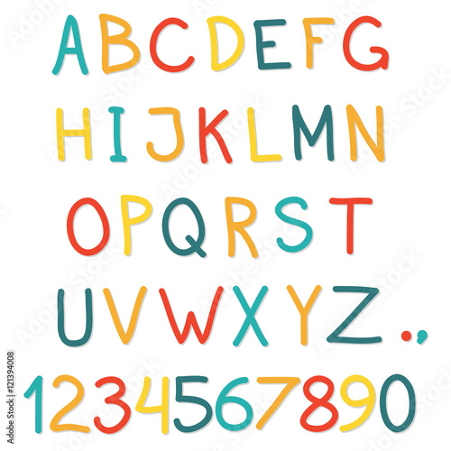 Alphabet Obraz na płótnie