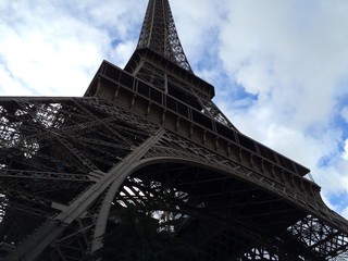 Under Eiffel tower