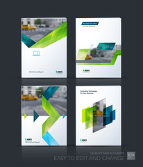 Wall Mural - Brochure template layout, cover design annual report, magazine, 