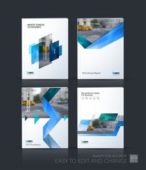 Wall Mural - Brochure template layout, cover design annual report, magazine, 