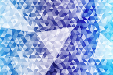 triangle background. blue polygonal gradient. vector illustration.