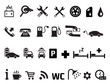 © shooarts - Roadside services transportation icons vector set