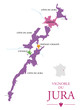 Carte du Vignoble du Jura