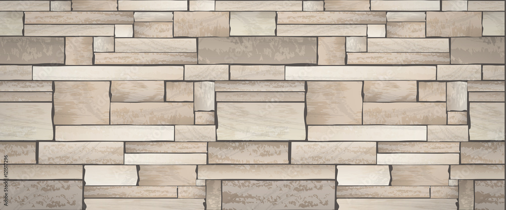 Photo Stone wall banner