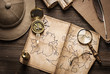 old pirate treasure map