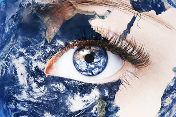 Wall Mural - eye