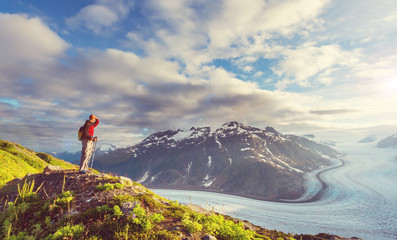 hike in salmon glacier