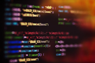 software computer programming code abstract technology background
