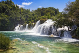Fototapeta Krajobraz - Waterfalls Krka