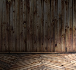 old wooden interior