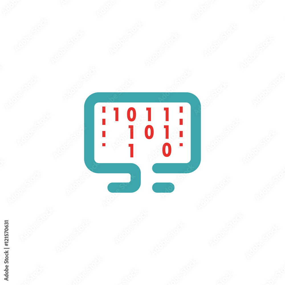 Data encryption icon Vector illustration. Stock Vector | Adobe Stock