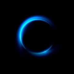 Wall Mural - Abstract ring background with luminous swirling backdrop. Glowing spiral. The energy flow tunnel.
Shine round frame with light circles light effect. Glowing cover. Space for your message.