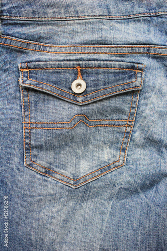 buttons on jean pockets