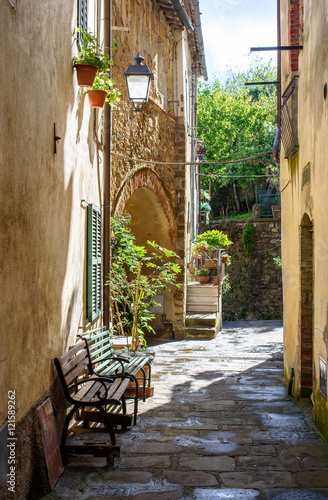 alley of the italian village, Scansano, tuscany © Georgia K