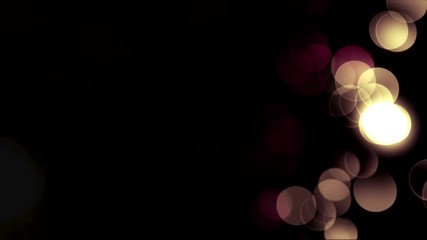 lens bokeh overlay loop for adding some sparkle to your video production. place over your footage an