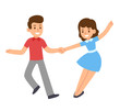 © sudowoodo - Cartoon dancing couple