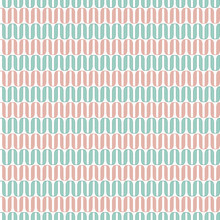 Mint And Pink Stripes Pattern