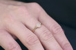 © marbenzu - woman's hand with beautiful engagement ring