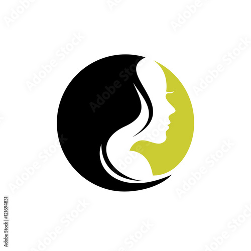 Spa Salon Hair Care Logo Vector Image Icon Buy This Stock Vector