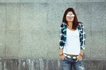 Wall Mural - Street teenage outfit