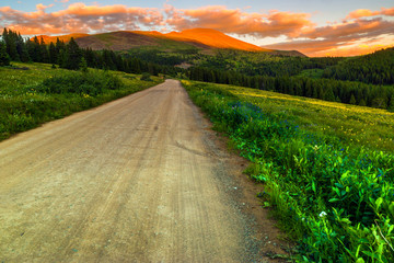 Wall Mural - Into The Alpenglow