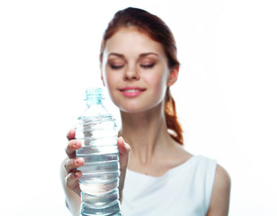 girl drinking water
