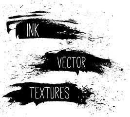 Ink Vector texture set.