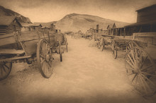 Old West, Old Trail Town, Cody, Wyoming, United States, Vintage Version