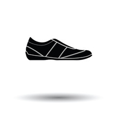 Canvas Print - Man casual shoe icon