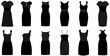 © generationclash - Set of twelve different elegant and expensive cocktail dresses