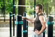 © Maksim Kostenko - Outdoor portrait of healthy handsome active man with fit muscular body, sports and fitness concept