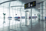 Modern Airport Departure Lounge