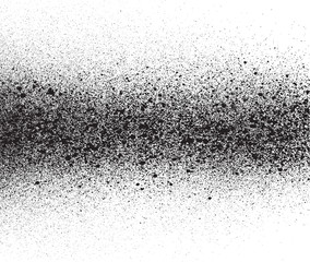 spray painted gradient detail in black over white