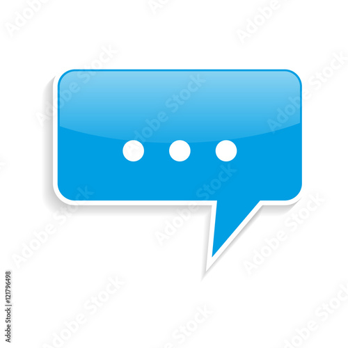 Icon Think Communication Conversation The Blue Icon For The Chat And Forum Buy This Stock Vector And Explore Similar Vectors At Adobe Stock Adobe Stock