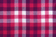 Background With Plaid Fabric