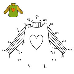 Numbers game, Pullover with heart