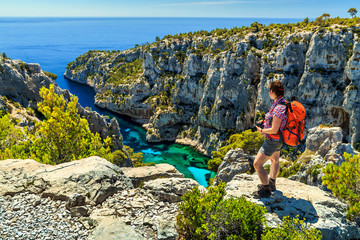 Wall Mural - Famous Calanques D'En Vau in Cassis near Marseille,France