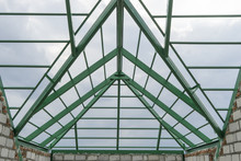 Green Steel Roof For Construction House
