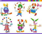 Fototapeta Pokój dzieciecy - circus clowns collection
