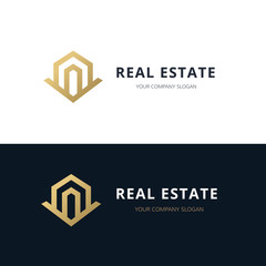 Real Estate Logo, property logo, House logo 