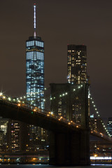 Wall Mural - New York City at night.