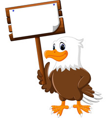 Sticker - Eagle cartoon posing