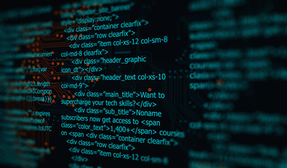 code, html web programming background