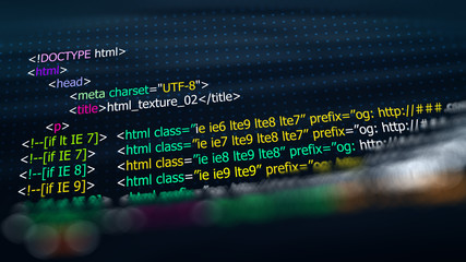 code, html web programming background