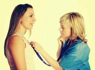 Wall Mural - Nurse and Patient