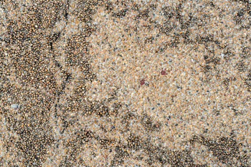 Brown gravel concrete texture 