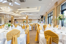 Wedding Hall Or Other Function Facility Set For Fine Dining